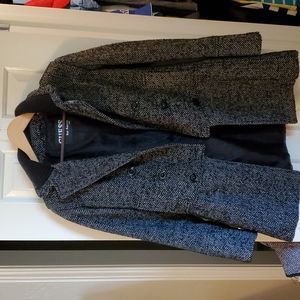 Guess wool fit and flare coat